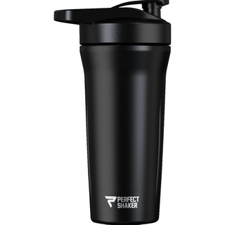 Black ACTIV stainless steel shaker cup, 27oz #color_black