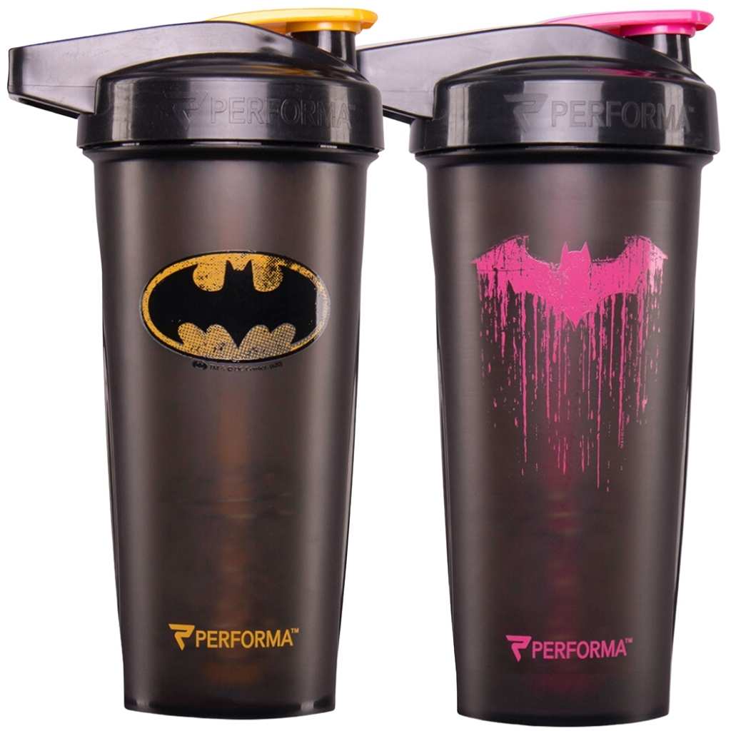 Bundle 2 Pack, ACTIV Shaker Cups, 28oz, Batman & Pink Batman