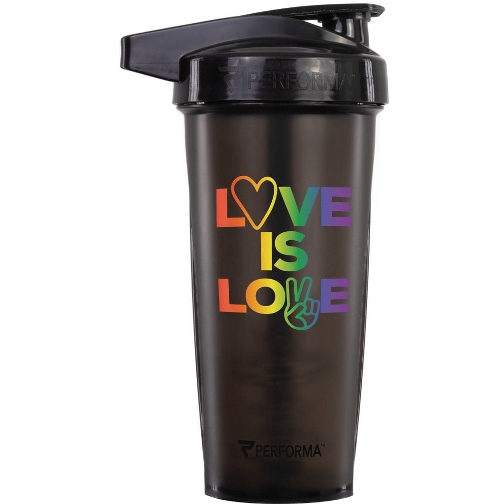 ACTIV Shaker Cup, 28oz, Pride: Love is love, Black, Performa USA