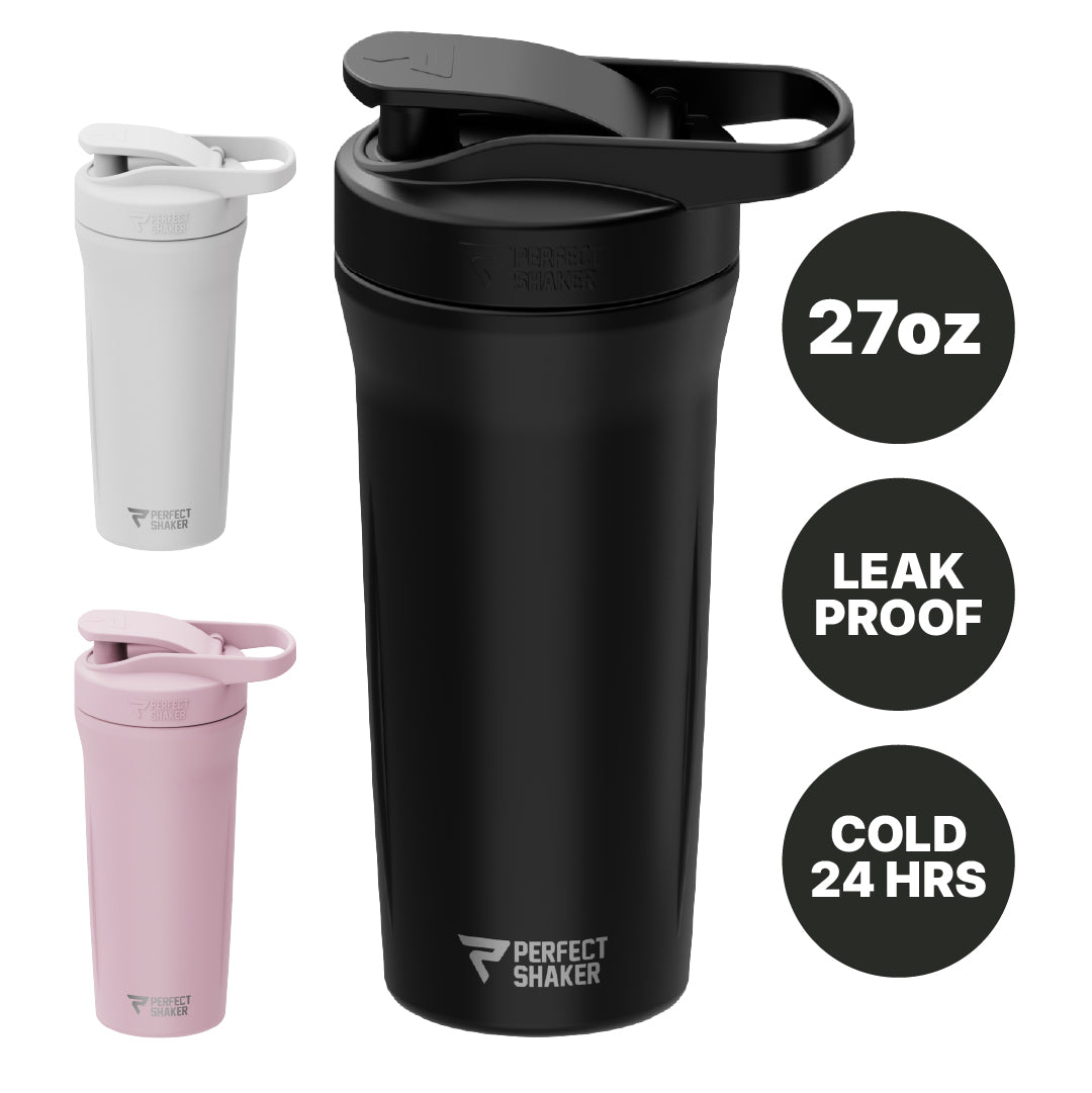CUSTOM ACTIV Stainless Steel Shaker Cup, 27oz