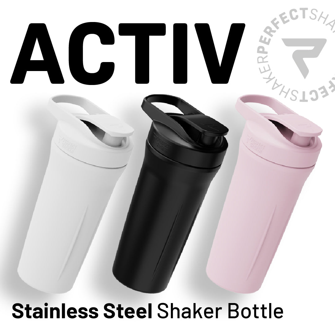 CUSTOM ACTIV Stainless Steel Shaker Cup, 27oz
