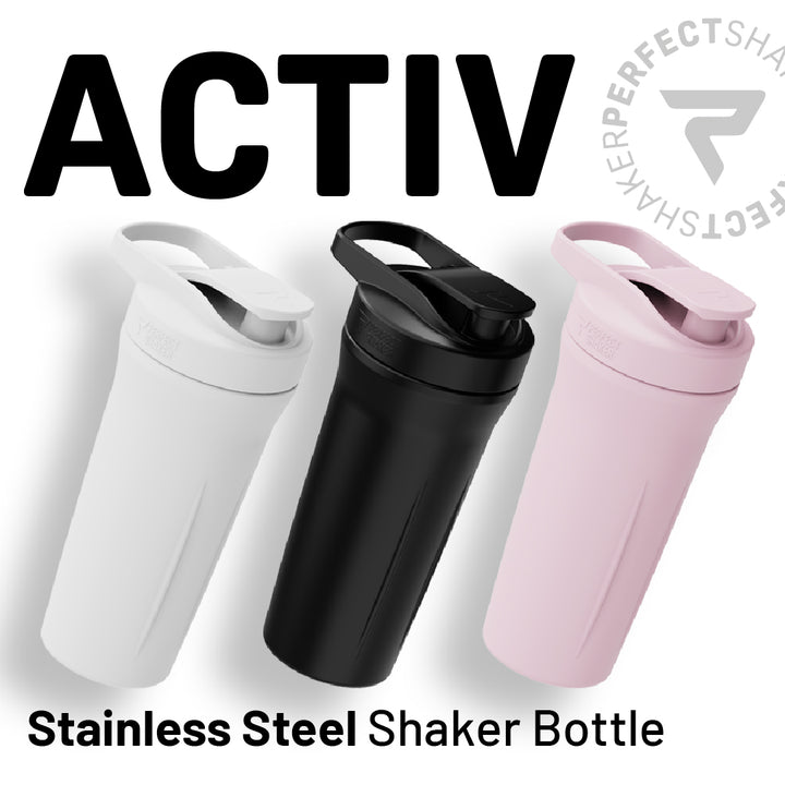 CUSTOM ACTIV Stainless Steel Shaker Cup, 27oz