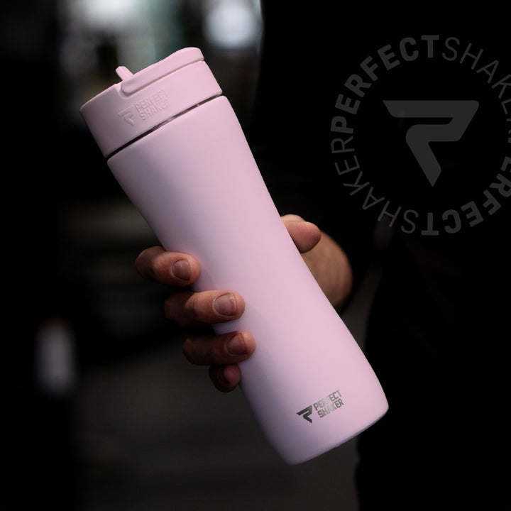 LUMA Stainless Steel Shaker Cup with Straw, 22oz