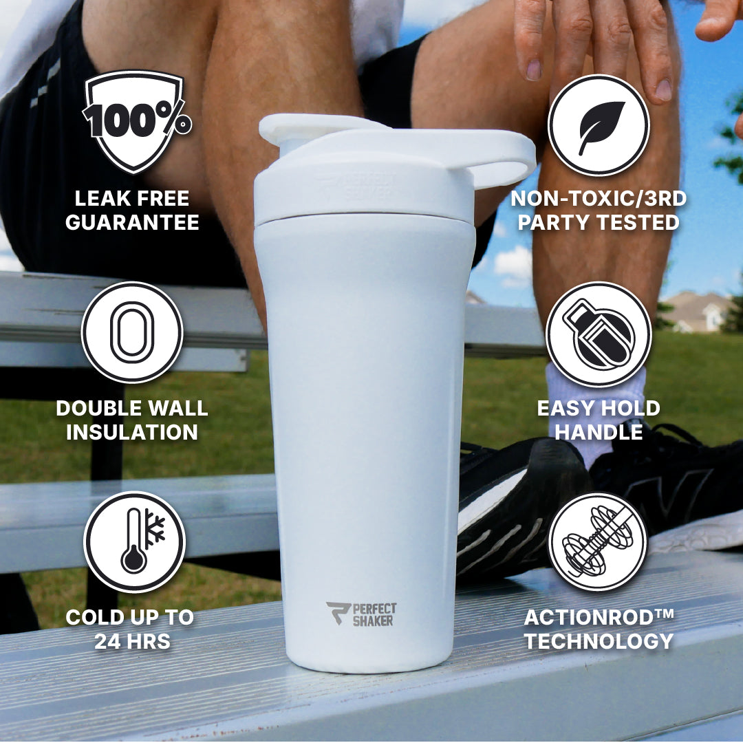 CUSTOM ACTIV Stainless Steel Shaker Cup, 27oz