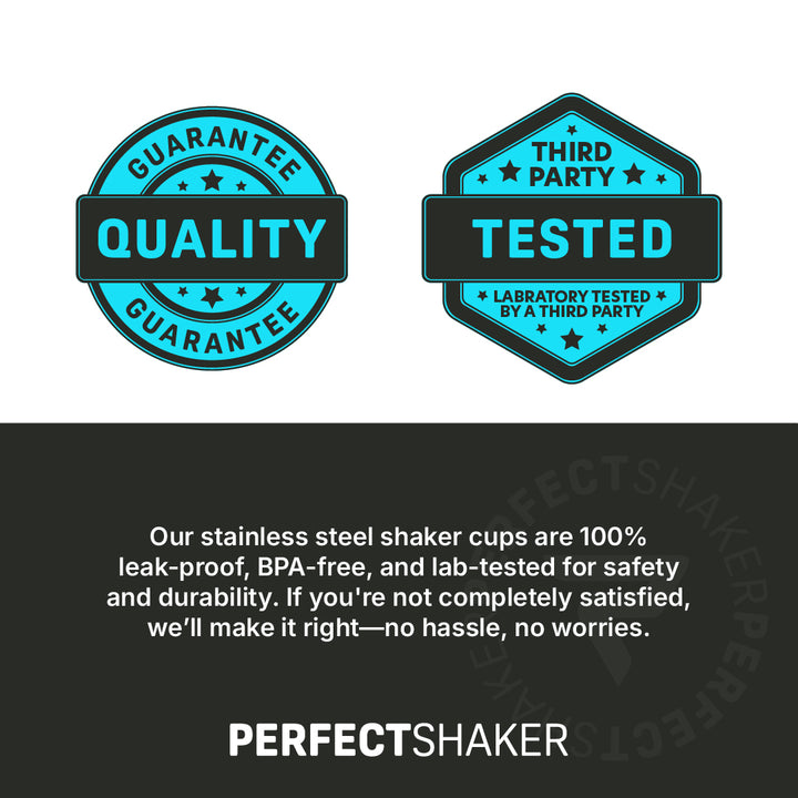 CUSTOM ACTIV Stainless Steel Shaker Cup, 27oz