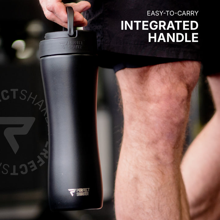 LUMA Stainless Steel Shaker Cup with Straw, 22oz