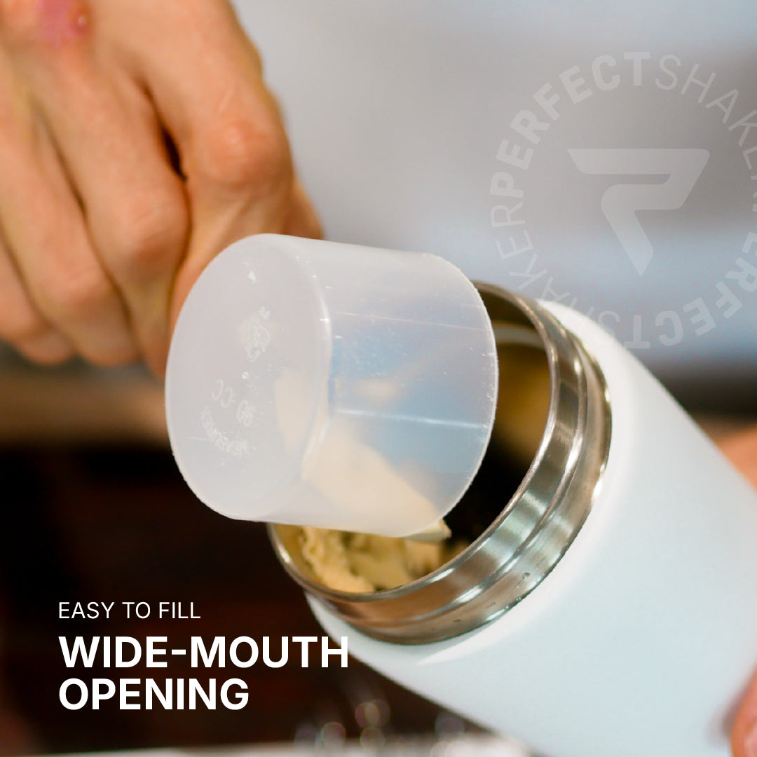 LUMA Stainless Steel Shaker Cup with Straw, 22oz