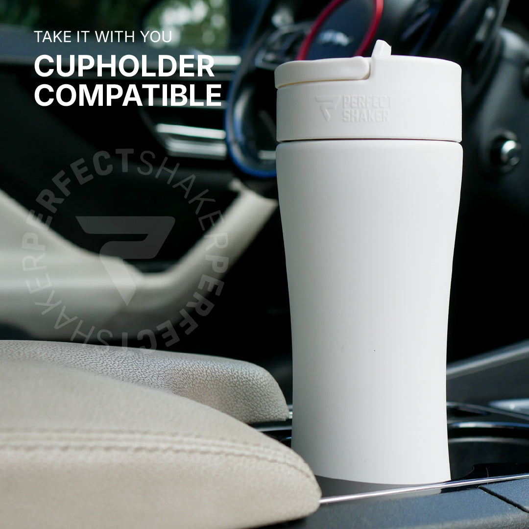 LUMA Stainless Steel Shaker Cup with Straw, 22oz