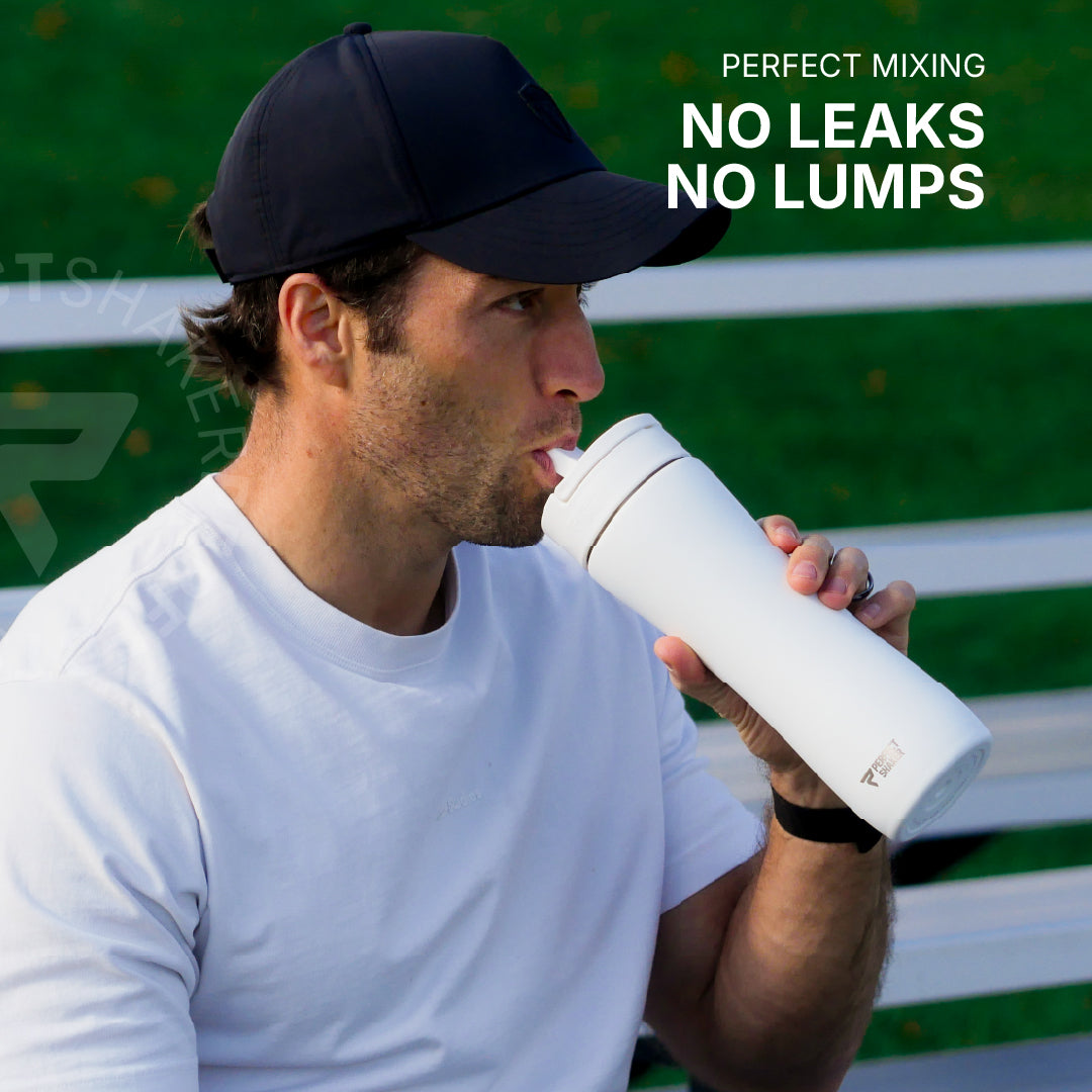 LUMA Stainless Steel Shaker Cup with Straw, 22oz