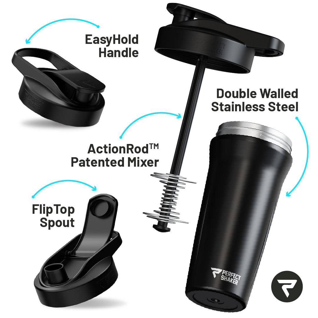 CUSTOM ACTIV Stainless Steel Shaker Cup, 27oz