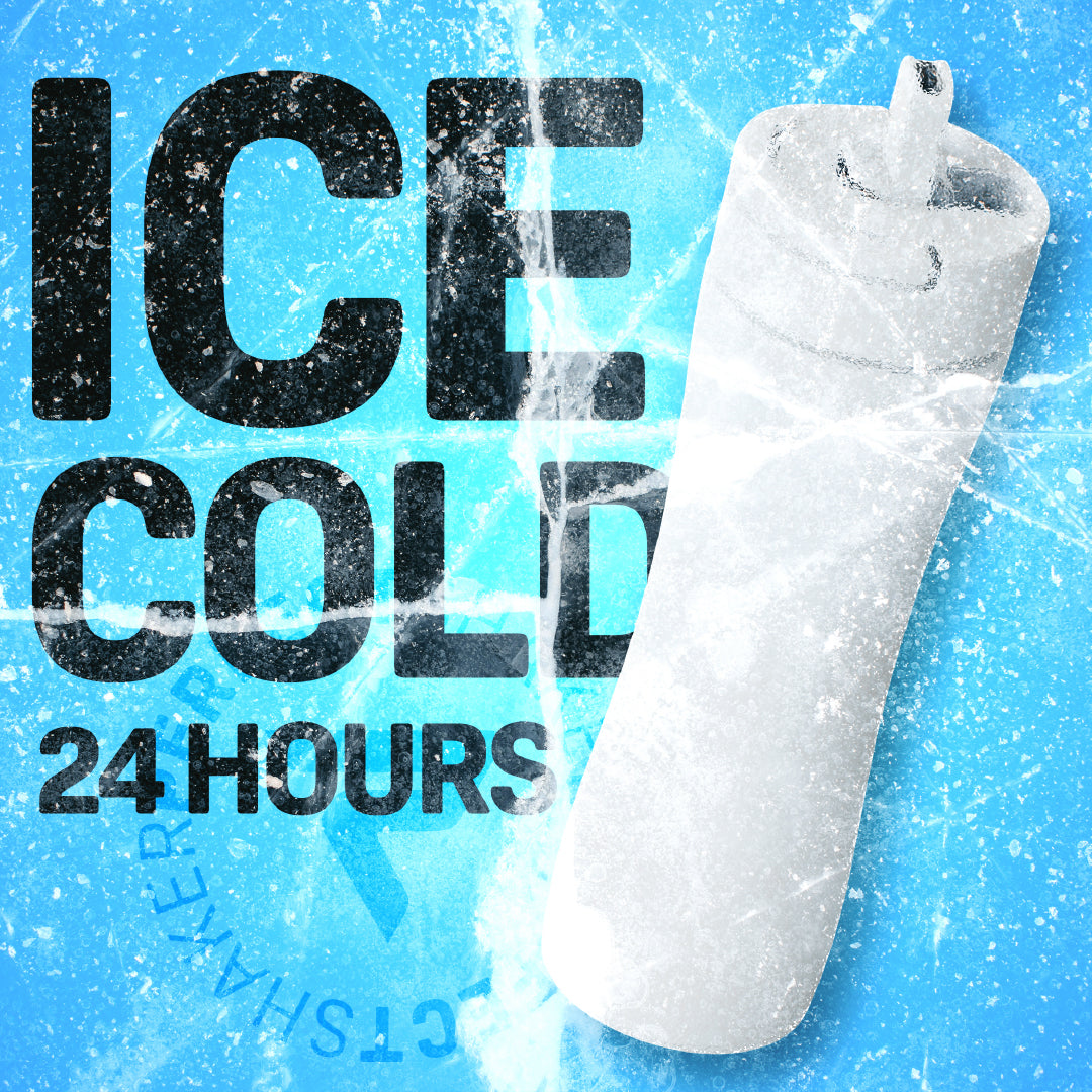 LUMA Stainless Steel Shaker Cup with Straw, 22oz