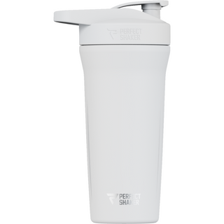 White ACTIV stainless steel shaker cup, 27oz #color_white