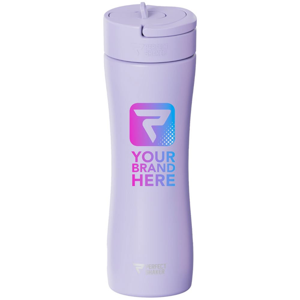 Custom lavender stainless steel LUMA shaker cup with your logo, 22oz #color_lavender