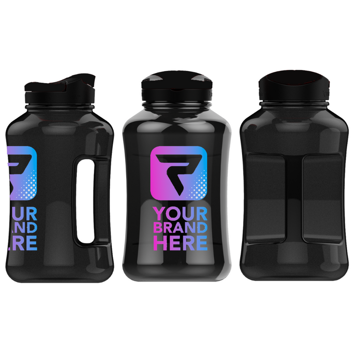 CUSTOM - LUMA Shaker Cup, 64oz (1.89L) - NO SETUP FEES - BLACK