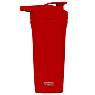 Red ACTIV stainless steel shaker cup, 27oz #color_red