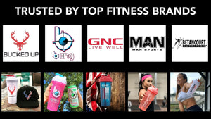 Custom Shaker Cups, Trusted by Top Fitness Brands, Performa Custom USA
