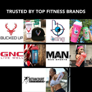 Custom Shaker Cups, Trusted by Top Fitness Brands, Performa Custom USA
