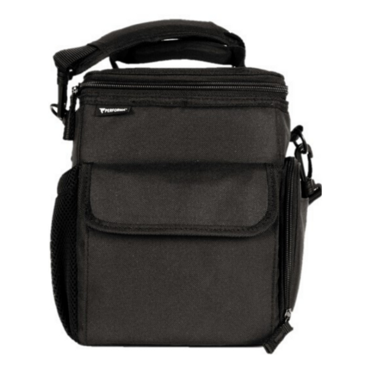 3 Meal Cooler Bag, Black, Blank, Performa Custom