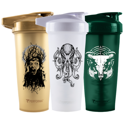 3 Pack, ACTIV Shaker Cups, 28oz, Mythological Creatures, Performa USA