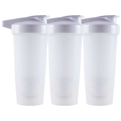 3 Pack Bundle, ACTIV Shaker Cups, 28oz, White, Performa USA