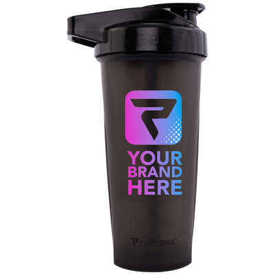 ACTIV Shaker Cup, 28oz, Black, Your Brand Here, Performa Custom