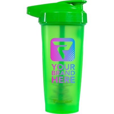 ACTIV Shaker Cup, 28oz, Electric Lime, Your Brand Here, Performa Custom