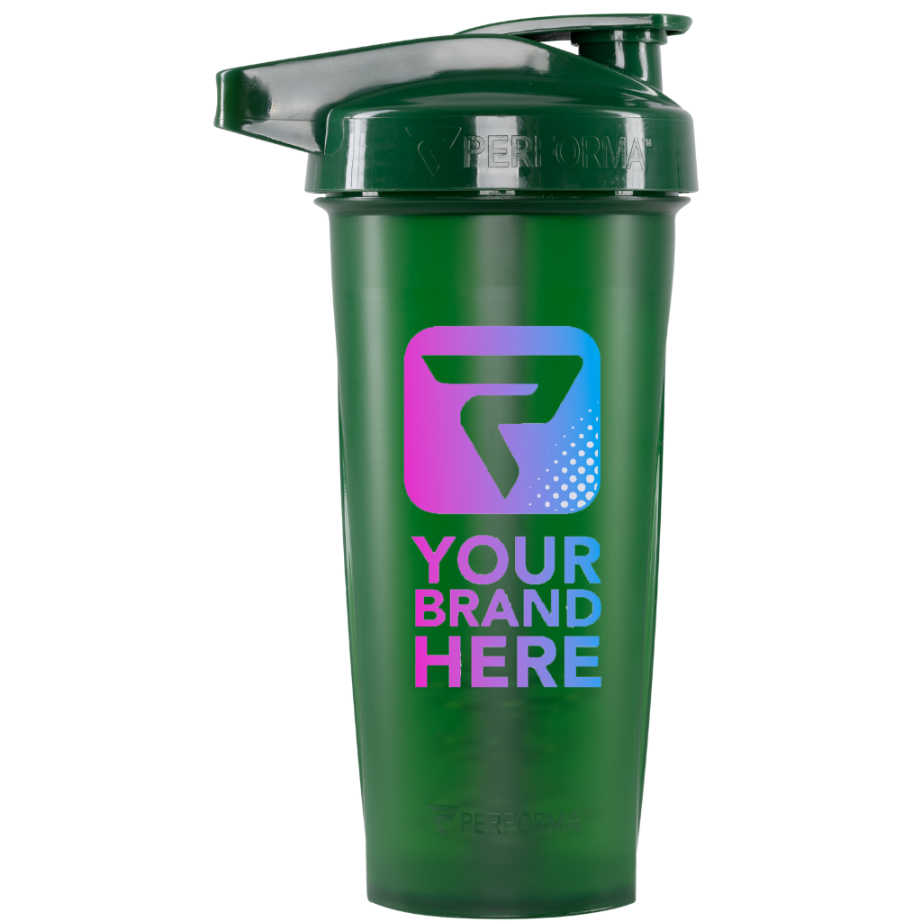 ACTIV Shaker Cup, 28oz, Forest Green, Your Brand Here, Performa Custom
