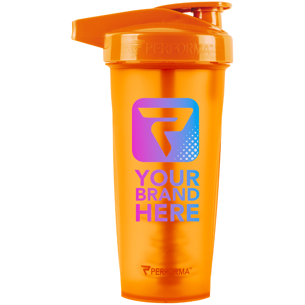 ACTIV Shaker Cup, 28oz, Orange, Your Brand Here, Performa Custom USA