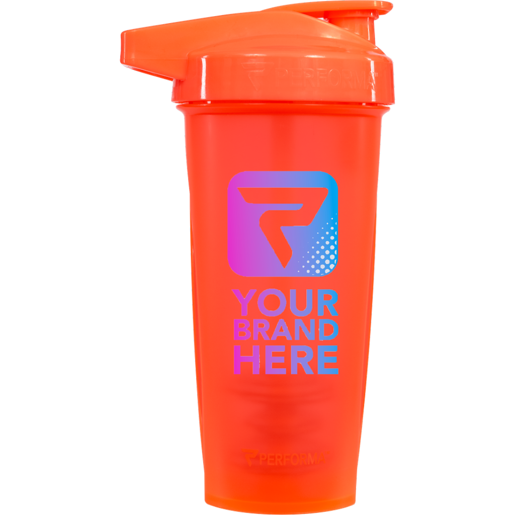 ACTIV Shaker Cup, 28oz, Radiant Coral, Your Brand Here, Performa Custom