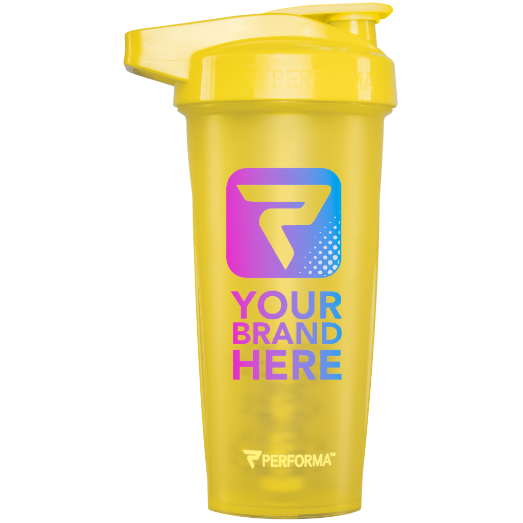 ACTIV Shaker Cup, 28oz, Yellow, Your Brand Here, Performa Custom USA