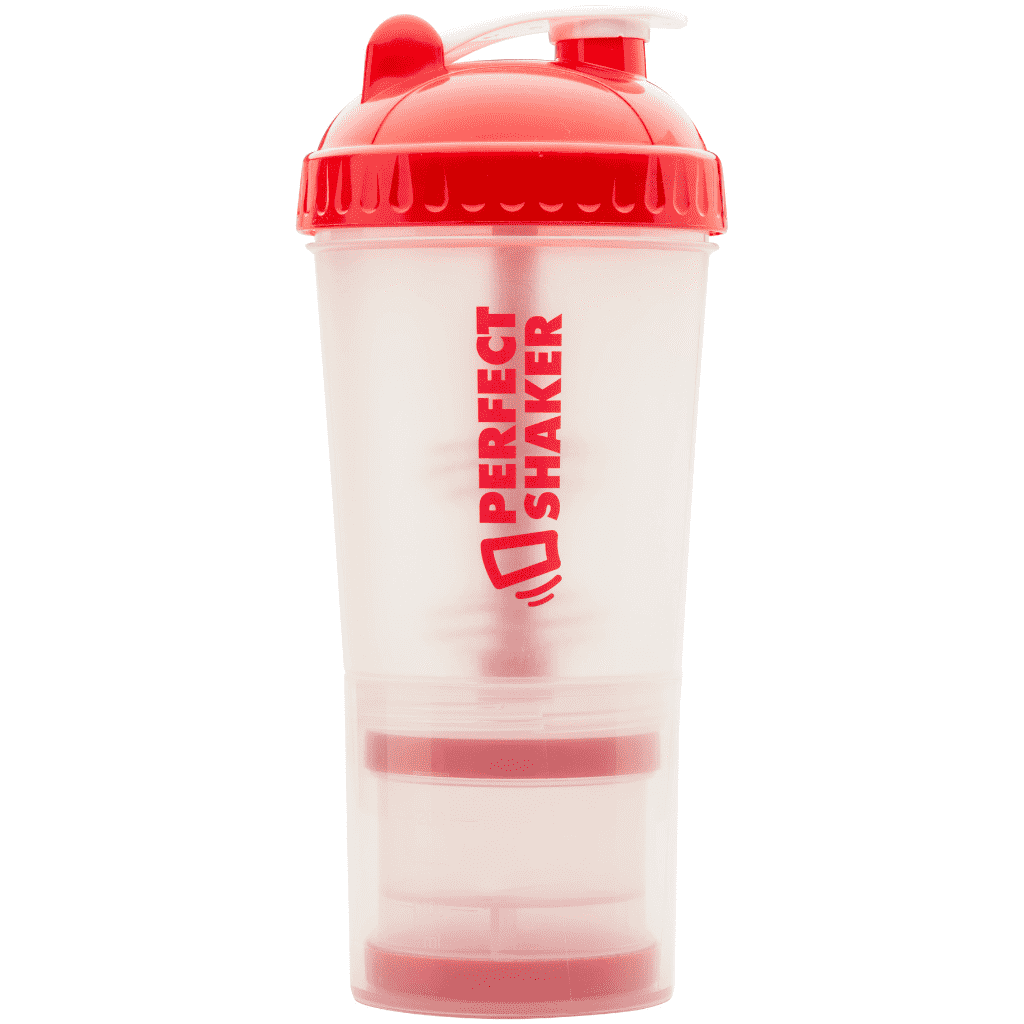 PLUS Shaker Cup, 24oz, Red on Clear - PERFORMA™ USA