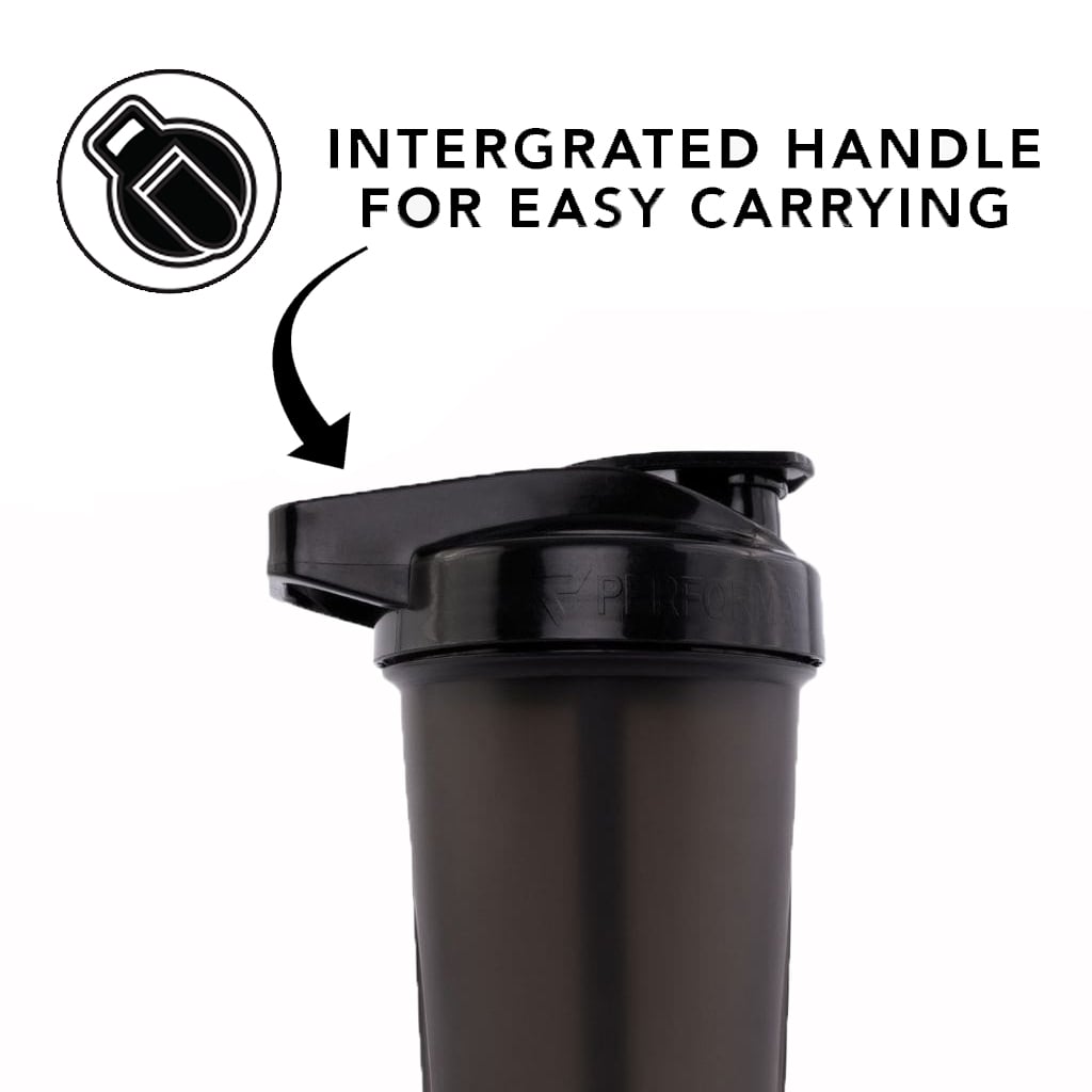 ACTIV Shaker Cup, 28oz, Integrated Handle, Black, Performa USA