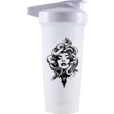 ACTIV Shaker Cup, 28oz, Greek Mythology Collection: Medusa, White, Performa USA