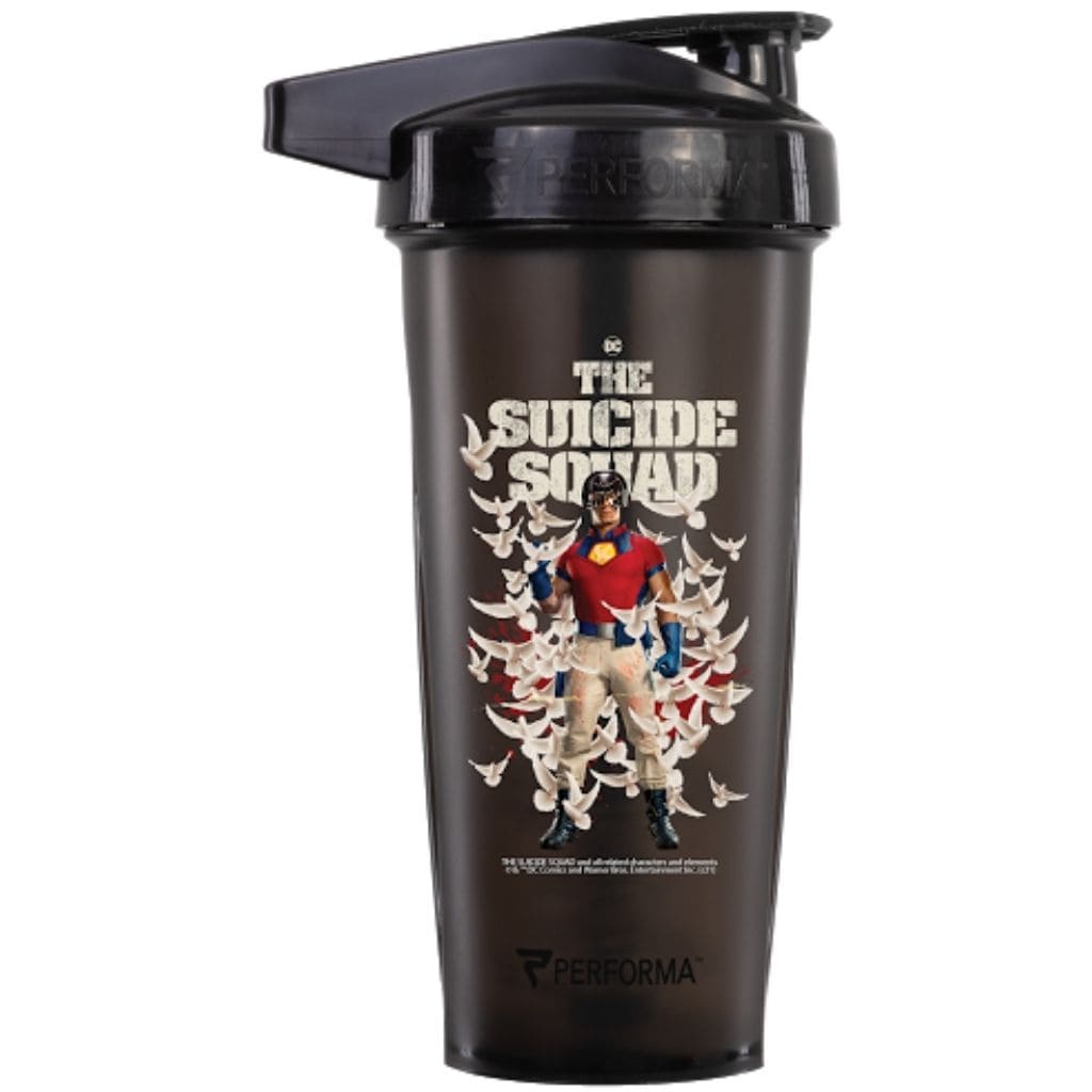 ACTIV Shaker Cup, 28oz, DC Comics: The Suicide Squad - Peacemaker, Black, Performa USA