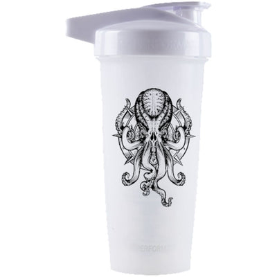 ACTIV Shaker Cup, 28oz, Mythological Creatures Collection: The Kraken, White, Performa USA