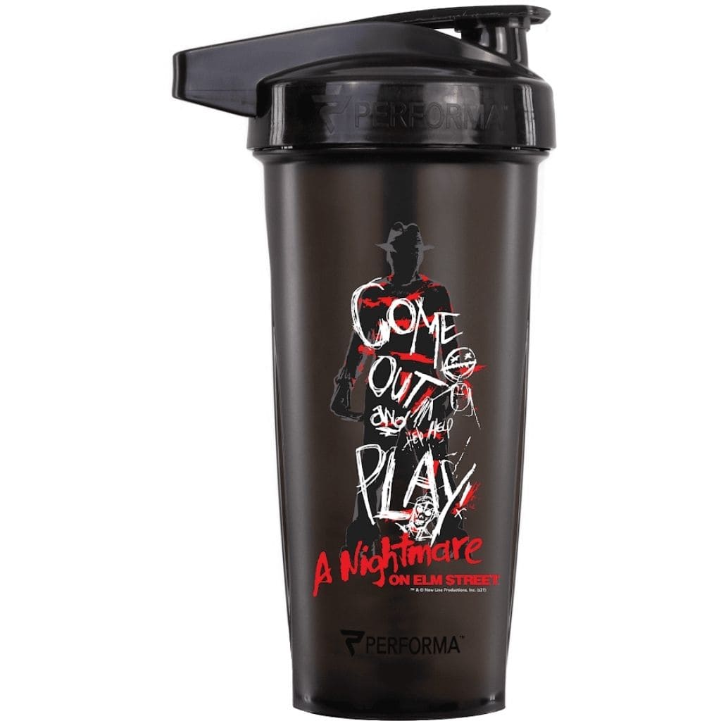 ACTIV Shaker Cup, 28oz, Horror Collection: A Nightmare on Elm Street, Black, Performa USA