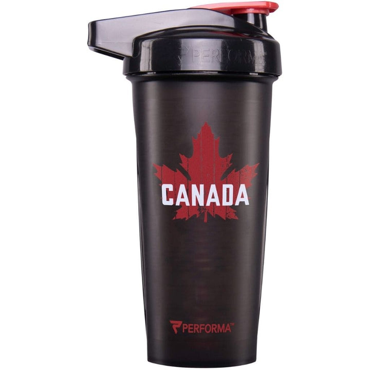 ACTIV Shaker Cup, 28oz, Canada Flag, Black, Performa USA