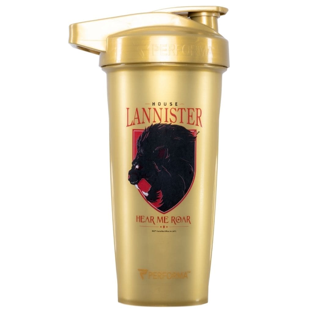 ACTIV Shaker Cup, 28oz, Game of Thrones: House of Lannister, Gold, Performa USA