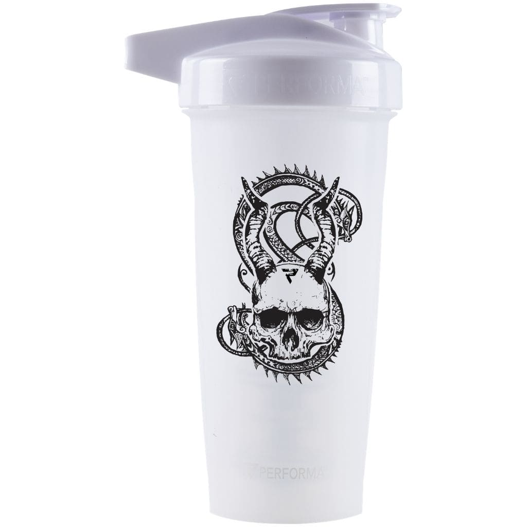 ACTIV Shaker Cup, 28oz, Norse Mythology Collection: Loki, White, Performa USA