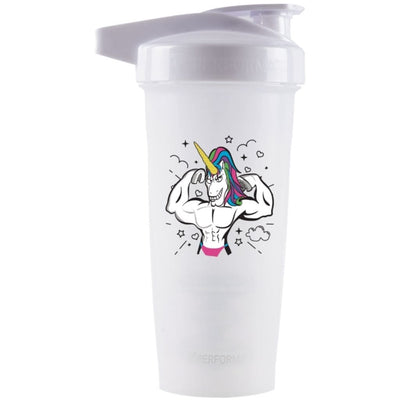 ACTIV Shaker Cup, 28oz, Unicorn Physique, White, Performa USA